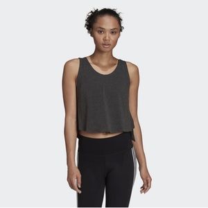 adidas Women's Studio Novelty Reversible Back Front Tank Top Large